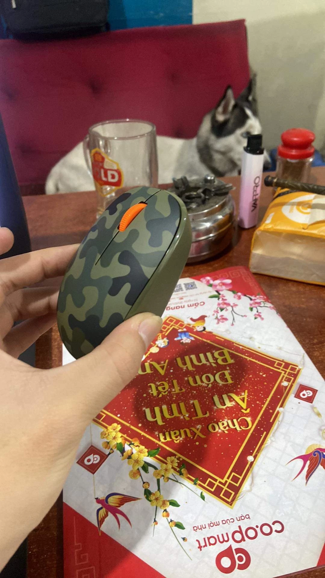 Chuột Bluetooth Microsoft Camo màu xanh rêu (8KX-00031)