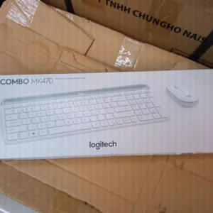 Combo chuột phím không dây Logitech MK470 - Giảm ồn, USB, pin lâu, thiết kế mảnh gọn