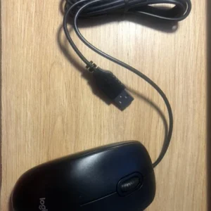 Chuột có dây Logitech B100 - Dây dài 1m8, thiết kế ôm tay, thuận cả 2 tay