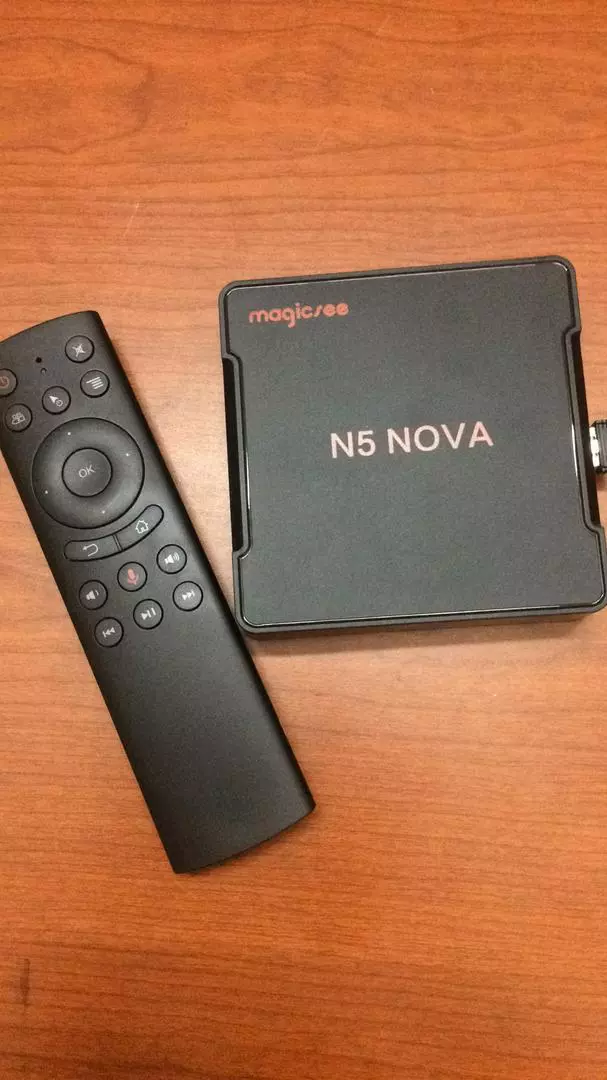Android Tivi Box Magicsee N5 Nova - Ram 4GB. Rom 32GB, Android 9.0 - Điều khiển Voice s
