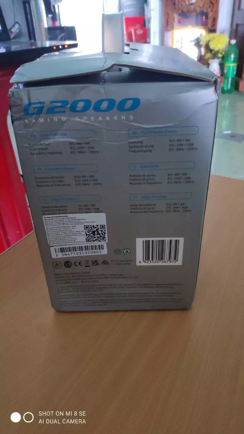 Loa Máy Tính Gaming EDIFIER HECATE G2000/G2000 PRO - 3 Chế Độ Âm Thanh - Công Suất 32W - Led RGB - 15 Tháng Bảo Hành