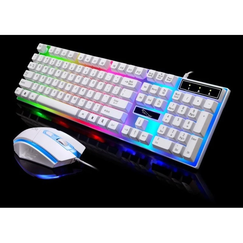 Combo Bàn Phím + Chuột Gaming G21 LED 7 Màu
