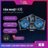 Quạt tản nhiệt K8 | Tản nhiệt sò lạnh kép hỗ trợ chơi game và livestream dành cho điện thoại