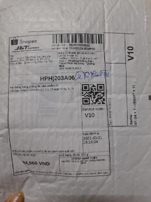 (US Plug) UGREEN Sạc nhanh 3.0 Bộ sạc tường 18W USB Adapter cho Y11 realme5 Huawei Y7 Pro Samsung j5 Samsung Galaxy J6+ Điện thoại Xiaomi