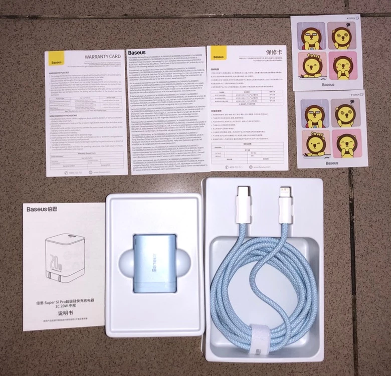 Dây Cáp Baseus PD 20W Nối Đầu USB-C Sang Đầu L Sạc Nhanh Hỗ Trợ Truyền Dữ Liệu 480Mbps