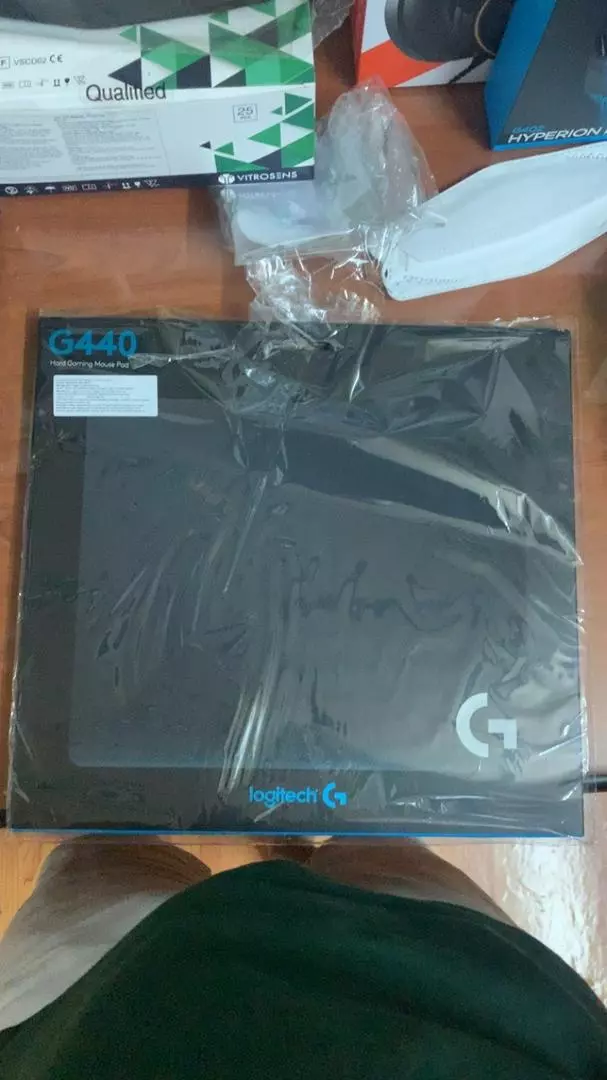 Bàn Di Chuột Chơi Gaming Cao Cấp Logitech G440 - Mousepad cứng, mặt vải, chống trượt, 340x280x3(mm)