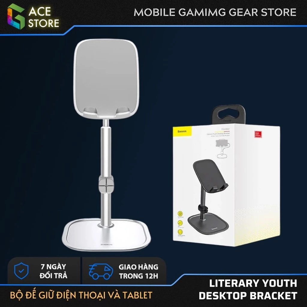 Bộ đế giữ điện thoại và máy tính bảng để bàn Baseus Literary Youth Desktop Bracket (Universal Holder Stand)
