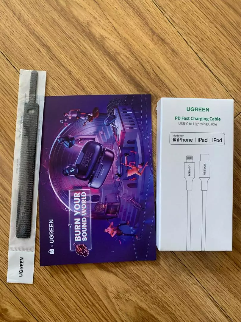 Cáp sạc nhanh UGREEN USB-C 20W 3A đạt chứng nhận MFI thích hợp cho iPhone 12 13 14 Plus 14 Pro Max iPad Pro Airpod Pro