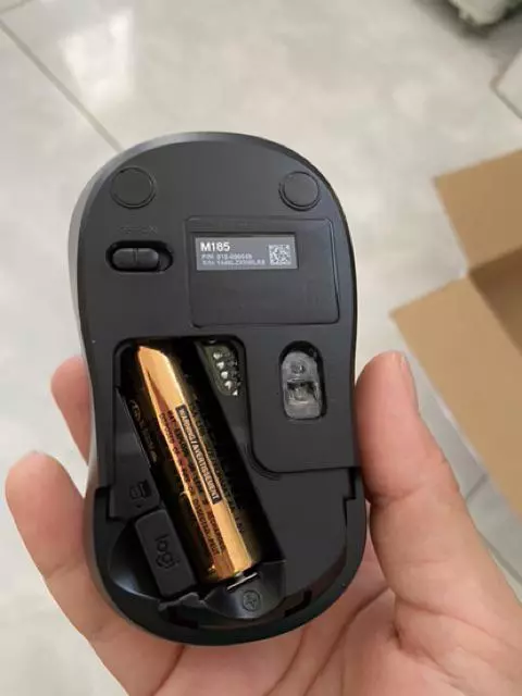 Chuột không dây Logitech M185 | Logitech M186 - USB, nhỏ gọn, thuận cả 2 tay, phù hợp PC/Laptop