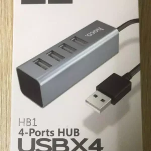 Bộ Hub Chia Cổng USB Hoco HB1-Chia 1 Thành 4 Cổng USB Cho laptop táo,Dell,Máy Tính Window,Linux,...[]