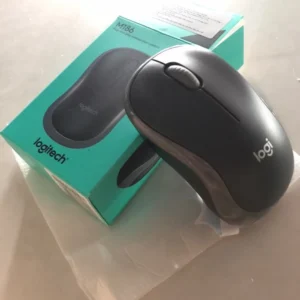 Chuột không dây Logitech M186 - USB, nhỏ gọn, thuận cả 2 tay, phù hợp PC/Laptop