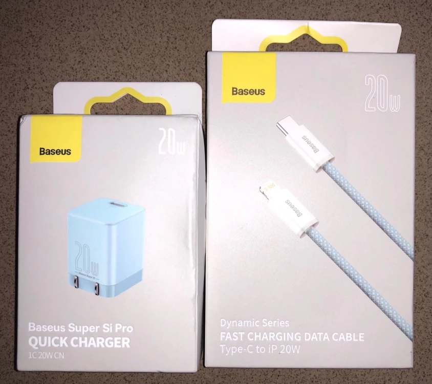 Dây Cáp Baseus PD 20W Nối Đầu USB-C Sang Đầu L Sạc Nhanh Hỗ Trợ Truyền Dữ Liệu 480Mbps
