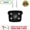 ( Thanh lý ) Camera Wifi Ngoài Trời 2 Râu Full 720HD X4000 - 2 Đèn LED, 2 Đèn Hồng Ngoại (New 2019)