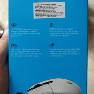 Chuột gaming không dây Logitech G304 - nhẹ, 6 nút lập trình, onboard memory, pin 250h