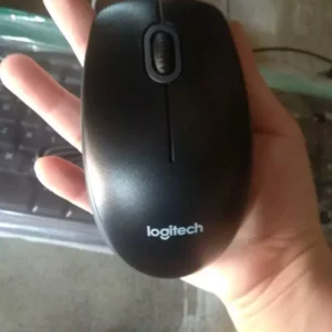 Combo chuột phím có dây Logitech MK120 - Fullsize, có phím số, bền bỉ, chống tràn