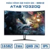 Màn hình 32 inch cong ATAS YS320Q - Tần số quét 165Hz - Tấm nền IPS - Độ phân giải 2k