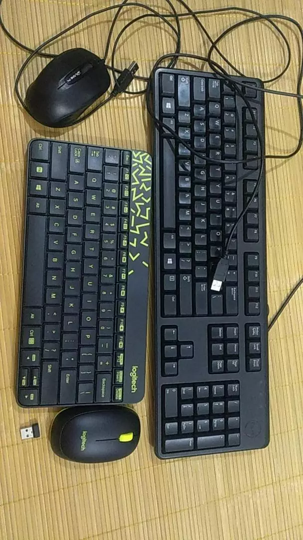 Combo chuột phím không dây Logitech MK240 - nhỏ gọn, 1 đầu thu USB, pin lâu