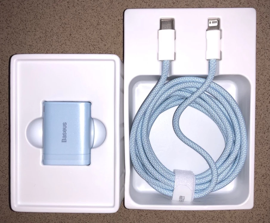 Dây Cáp Baseus PD 20W Nối Đầu USB-C Sang Đầu L Sạc Nhanh Hỗ Trợ Truyền Dữ Liệu 480Mbps