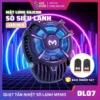 MEMO DL07 | Quạt tản nhiệt sò lạnh cho điện thoại, Màn hình LED hiển thị nhiệt độ, LED RGB, Tặng kèm bao tay chơi game
