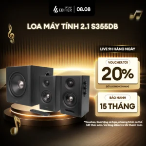 Loa Máy Tính Bluetooth 2.1 EDIFIER S355DB | Công xuất 150W | Bluetooth V6.0 | Hi-Res Audio | Bảo Hành 15 Tháng