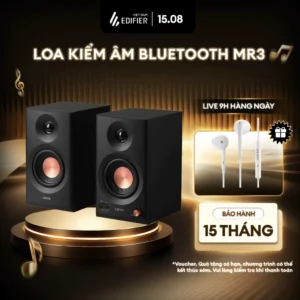 Loa Bluetooth Kiểm Âm Chuẩn Studio EDIFIER MR3/MR5 - Công suất 36W - Tích Hợp Chế Độ Nghe Nhạc - 15 Tháng Bảo Hành