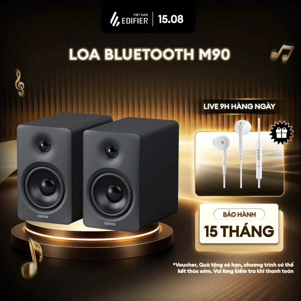 Loa Bluetooth Để Bàn M90 | Công Suất 100W | Thiết Kế Nhỏ Gọn | Bluetooth V6.0 | Bảo Hành 15 Tháng