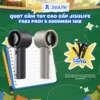 Quạt Cầm Tay Cao Cấp JISULIFE FA53 Pro1 ABS và Pro1 S - Con Lăn Tốc Độ - Đèn LED Hiển Thị - Sử Dụng Đến 15H BH 12 Tháng