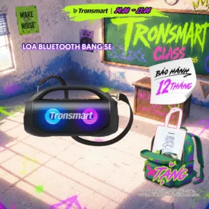 Loa Bluetooth Tronsmart BANG SE | Công Suất 40W | Chơi Nhạc Đến 24H | Tích Hợp Sạc Dự Phòng | Bảo Hành 12 Tháng