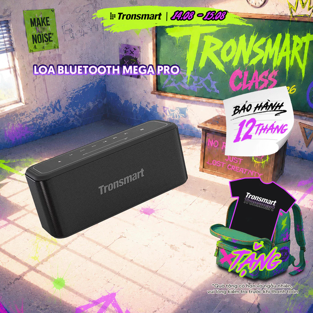 Loa Bluetooth Tronsmart Element Mega Pro | Công suất 60W | Công nghệ SoundPulse | Cảm Ứng Chạm | Bảo Hành 12 tháng