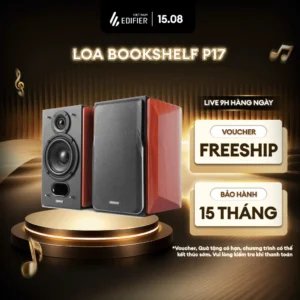 Loa BookShelf Hệ Thống Loa 2.0 EDIFIER P17 - Chất Liệu Vỏ Gỗ MDF Tránh Dội Âm - Âm Thanh Chân Thực - 15 Tháng Bảo Hành