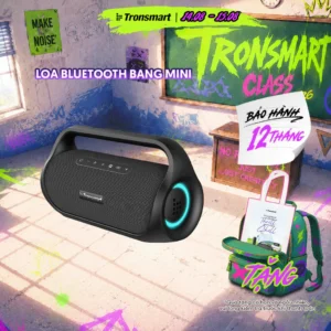 Loa Bluetooth Tronsmart BANG MINI | Công Suất 50W | Chơi Nhạc Đến 15H | Tích Hợp Sạc Dự Phòng | Bảo Hành 12 Tháng