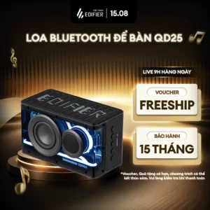 Loa Máy Tính Bluetooth EDIFIER QD25 - Thoải Mái Chơi Nhạc Đến 15H - Công Suất 24W - Kiểu Trong Suốt - 15 Tháng Bảo Hành