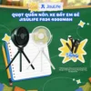 Quạt kẹp nôi xe đẩy em bé / quạt quấn JISULIFE FA24 Pin 4000mAh | Sử Dụng Lên Đến 12h | Chính Hãng | Bảo hành 12 tháng