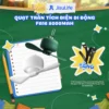Quạt trần tích điện di động Jisulife FA16 | Dung lượng pin 8000mAh | Sử dụng lên đến 25h | Bảo hành 12 tháng