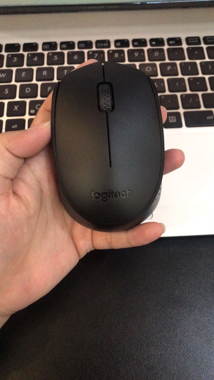 Chuột không dây Logitech B170 - USB, nhỏ gọn, thuận cả 2 tay, phù hợp PC/Laptop