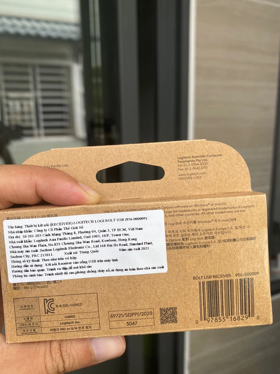 Đầu thu nhận tín hiệu Logitech USB Bolt (Type A | Type C) - LOGI BOLT RECEIVER