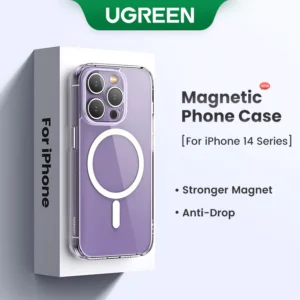 Ugreen Ốp Điện Thoại Trong Suốt Từ Tính Chống Va Đập Cho iPhone 15 16 17 Pro Max