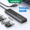 Ugreen Bộ Chia 4 Cổng usb 3.0 Siêu Mỏng Cho Chuột Và Bàn Phím Máy Tính xbox ps5