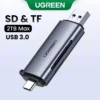 UGREEN Đầu Đọc Thẻ USB Loại C USB 3.0 Sang SD Micro SD TF Adapter Cho laptop Điện Thoại Bộ Nhớ Thông Minh Đầu Đọc Thẻ SD