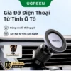 Ugreen cho Giá đỡ điện thoại ô tô Magsafe Giá đỡ điện thoại từ tính Nam châm mạnh nhất Tương thích với iPhone 16 15 14 13 12 Pro Max Plus Mini, Kẹp lỗ thông khí Điện thoại di động