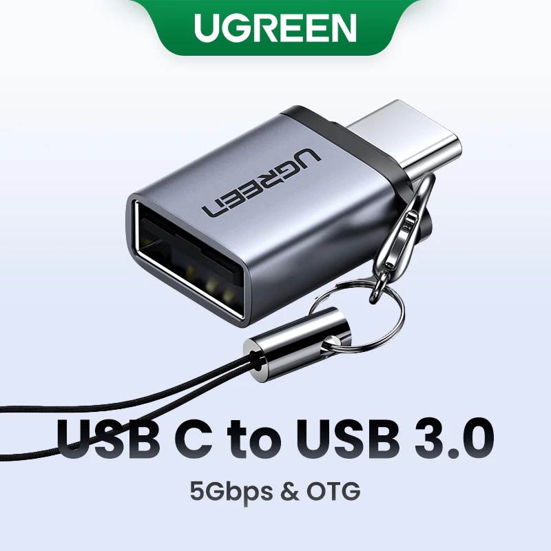 UGREEN C sang USB 3.0 Bộ chuyển đổi USB C Bộ chuyển đổi C Loại C Thunderbolt 3 Nam sang USB 3.0 Bộ chuyển đổi nhôm nữ