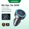 Sạc Xe Hơi UGREEN PD30W USB C Sạc Nhanh Cho iPhone 16 Pro Max 15 Sạc Nhanh Cho Điện Thoại Di Động USB C Xe Hơi