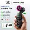 Quạt máy ảnh cầm tay GOOJODOQ GFS025, 100 cài đặt tốc độ quạt, tích hợp ảnh / video, hệ thống độc lập kép, chia sẻ dữ liệu liền mạch, khe cắm thẻ SD.