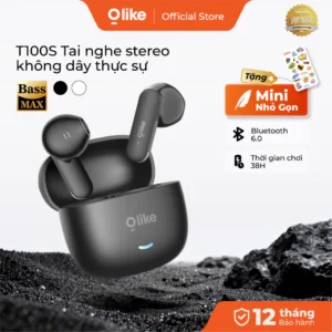 OlikeTWS T100s Tai Nghe Trong Tai HIFI Không Dây Bluetooth 6.0 Stereo Bass MAX 38 Giờ Thời Gian Chơi IPX4 Chống Thấm Nước
