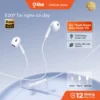 Olike E207 Tai Nghe Có Dây Bán In-Ear Tai nghe có dây iPhone 3.5mm/Lightning/Type-C Có Mic Gọi HD Âm Thanh HiFi Bass Sâu Chống Trễ Cho iPhone Samsung Xiaomi OPPO Huawei Điện Thoại Laptop PC Máy Tính Bảng