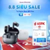 Tai nghe không dây Baseus BP1 Pro ANC -50dB Giảm tiếng ồn Hi-Res Bluetooth 6.0 IPX55 Chống nước 55Hr