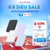 Pin sạc dự phòng không dây FM11 22.5W BASEUS 10000mah mini có nam châm thích hợp cho phone