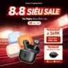 Tai Nghe Bass BS2 Lite Bluetooth 6.0 Đàm thoại rõ nét với micro kép Al Tăng cường âm trầm Thiết kế bán in-ear thoải mái