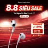 Tai nghe Baseus C17 Type-C nghe nhét tai Tai nghe có dây có Mic cho điện thoại thông minh