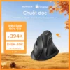 UGREEN Chuột không dây Bluetooth 5.0+2.4G Chuột bấm im lặng không dây 4000DPI dọc tiện dụng cho máy tính xách tay laptop MCBook PC Tablet PAD Windows Mac OS